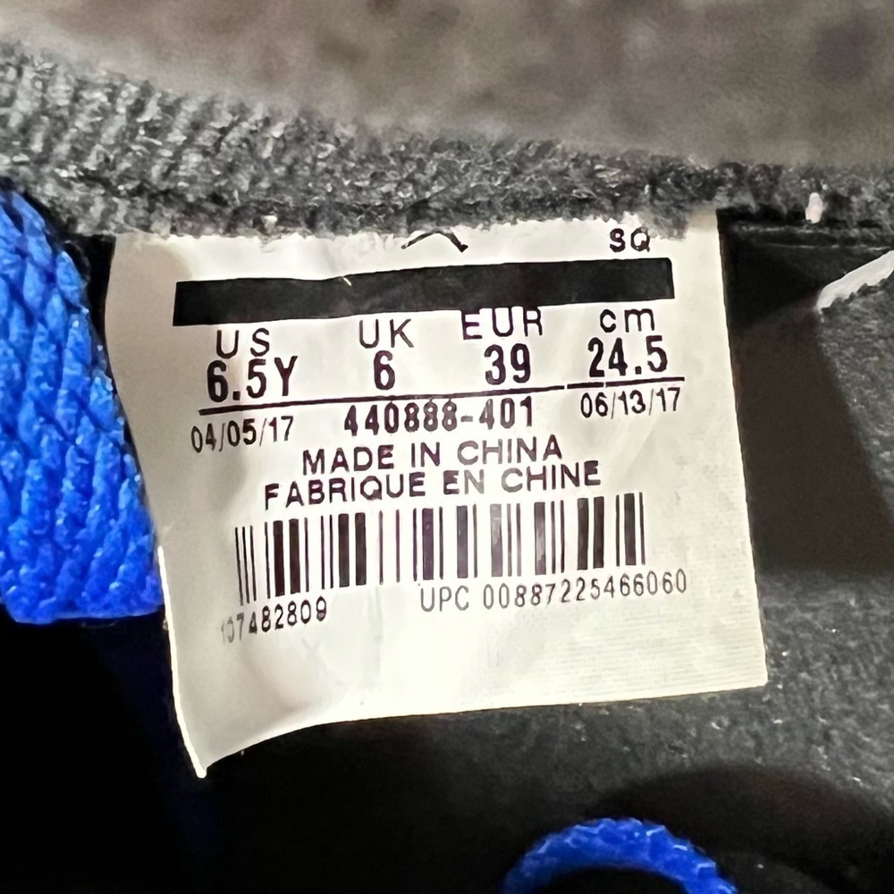 Air Jordan 5 Retro Blue Suede Size 6.5 Youth - Picture 8 of 8